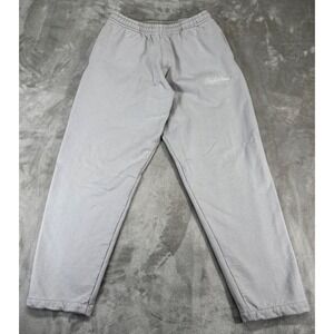Bricks & Wood Sweatpants Mens Small Grey Excellent Made in LA Cotton Joggers